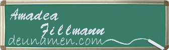 Amadea Fillmann Visitenkarte
